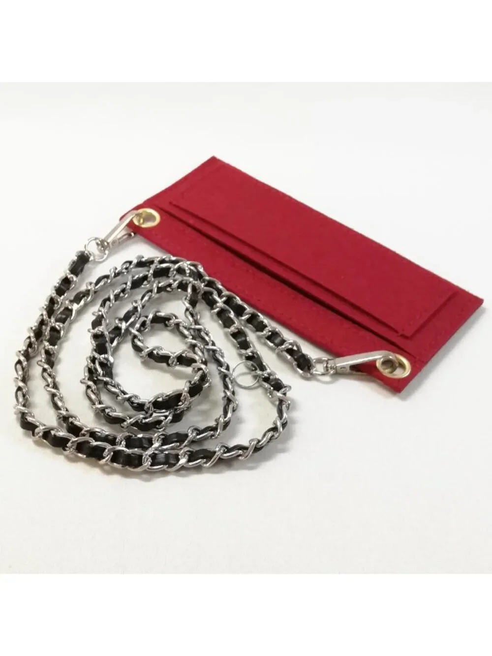 Chanel Wallet Caviar Leather Chain Black Shoulder